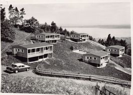 Walzenhausen-Weid, Ferienhäuser SMUV, Oldtimer, um 1950