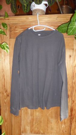 Herren Pullover Gr L H&M Antrazit grau