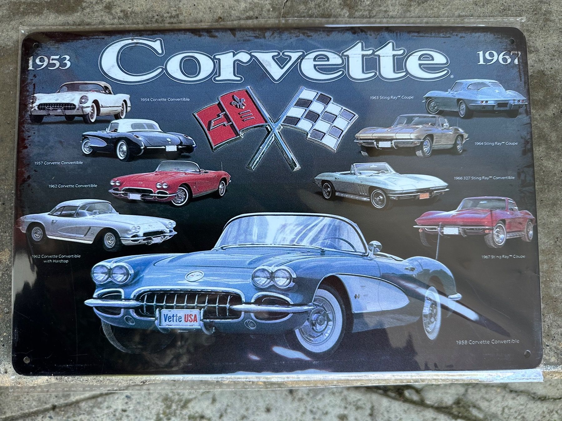 Ecriteaux: Chevrolet corvette gm c1 c2 classic Oldtimer – Neuf (Voir description) à Reinach AG par rares75