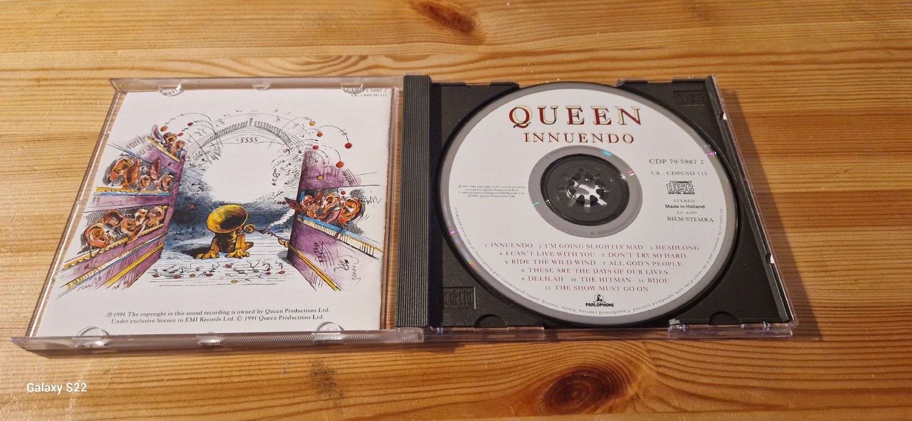 CD: Queen – Innuendo – Usato da Yvonand venduto da CD-KINGDOM 1