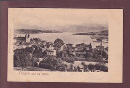 LUZERN und die Alpen - 1902