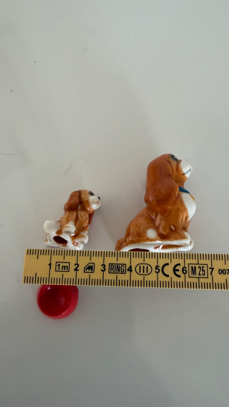 Disney Statuette: 2 Cocker Spaniel + Topf, Disney Hunde Susi + Welpe – Usato da Egg b. Zürich venduto da Mogli93 4