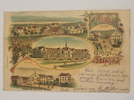  Litho Ansichtskarte Uetikon gelaufen guter Zustand R30