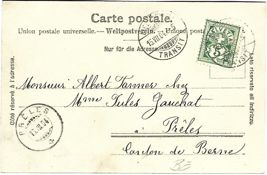 Cartoline postali: Biel Dufourstrasse – Usato da Wetzikon ZH venduto da Brulu100 1