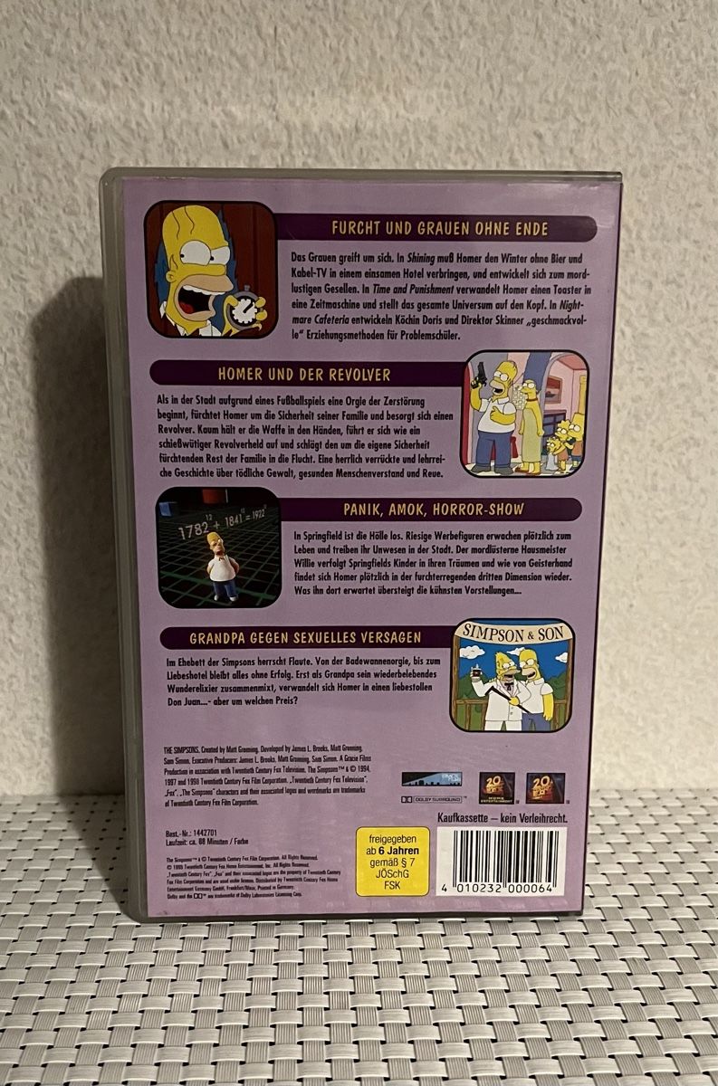 Tutti i VHS: Die Simpsons - Extra Scharf (VHS) – Usato da Flawil venduto da NiceT 1