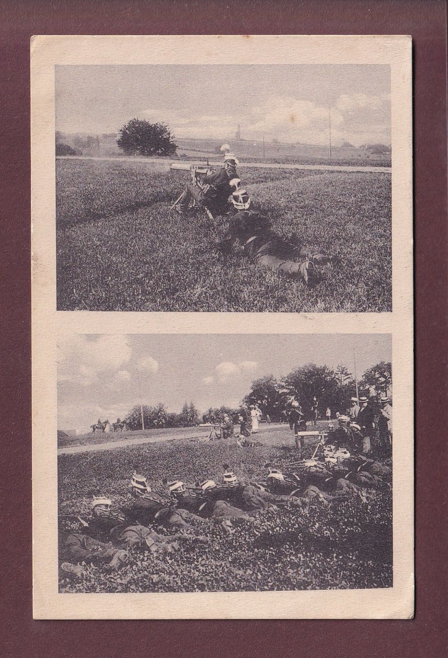 Cartoline postali: INFANTERIE - Bern - 1909 Feldpost – Usato da Pully venduto da nicecards