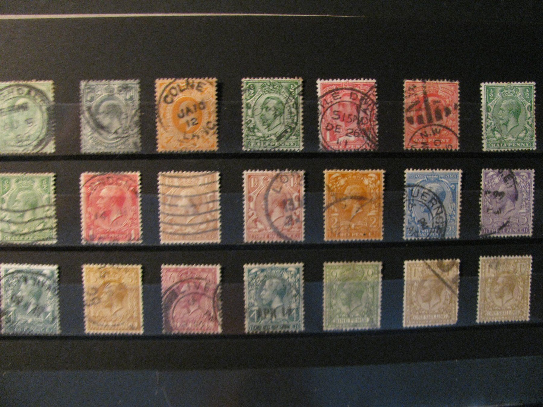 Tutti i francobolli: Lot GB ab1881/21 chf120.-++ – Usato da Biel/Bienne venduto da QBORNES63
