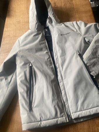 •CHAMPION• WINTERJACKE/JACKE Gr.M MEN Hellgrau