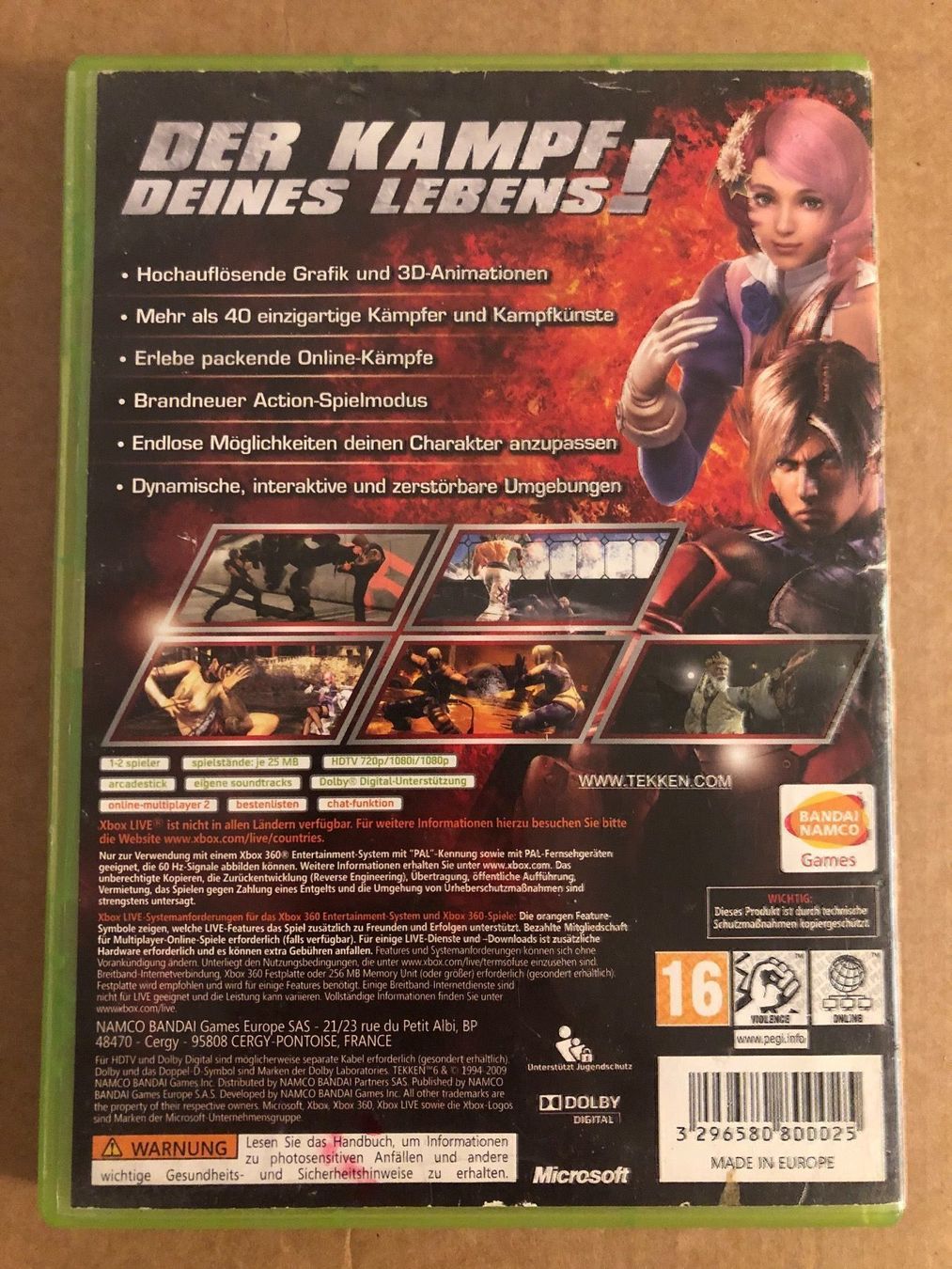 Microsoft Giochi: Tekken 6 für Xbox 360 – Usato da Kestenholz venduto da Mad18 1