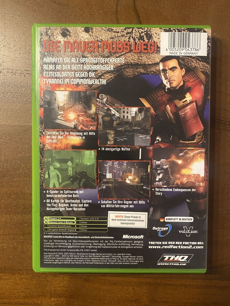 Microsoft Giochi: Red Faction 2 für Xbox – Usato da Thunstetten venduto da Virus_33 2