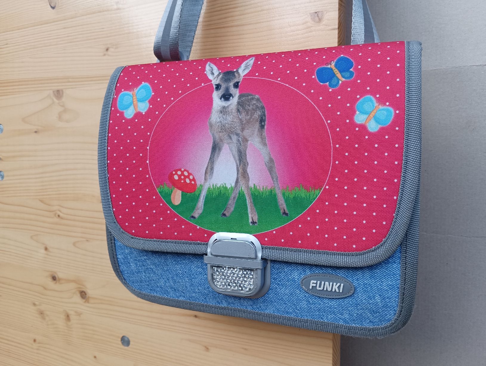 Borse & Zaini: FUNKI Kindergartentasche mit Rehkitz – Usato da Densbüren venduto da H-76