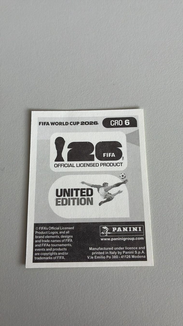 Panini Carte collezionabili: Carte panini 2026 - CRO 6 – Nuovo (secondo la descrizione) da La Neuveville venduto da Ibo2300 1