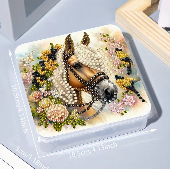 Kit bricolage: Diamond Painting Box Pferd – Nuovo e nell'imballaggio originale da Obergösgen venduto da Diamond-Painting
