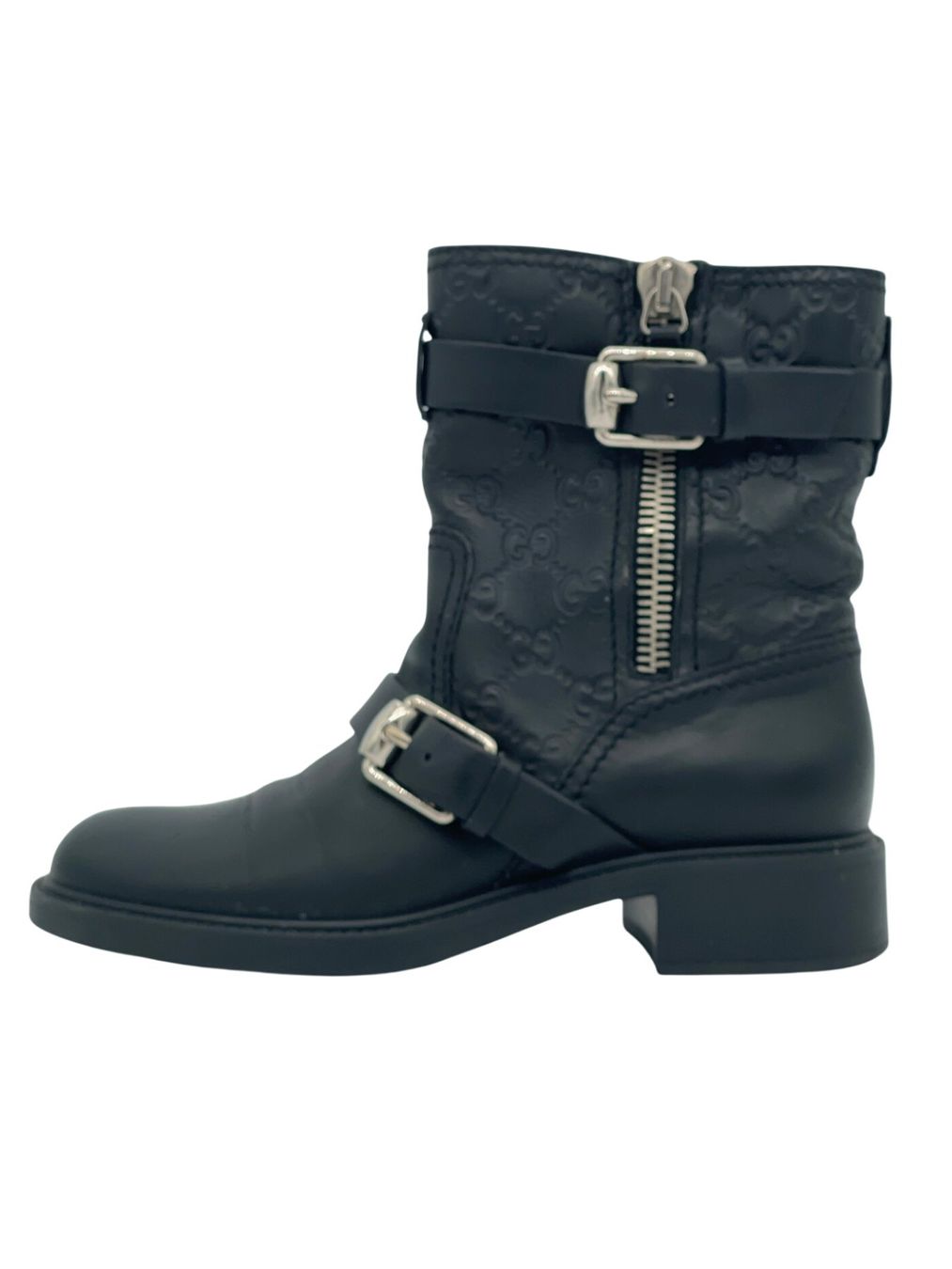 Gucci Damenschuhe: Gucci Leather Ankle Boot EU 36 Schwarz – Gebraucht aus Zürich von shoe_shop