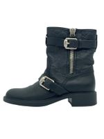 Gucci Leather Ankle Boot EU 36 Schwarz