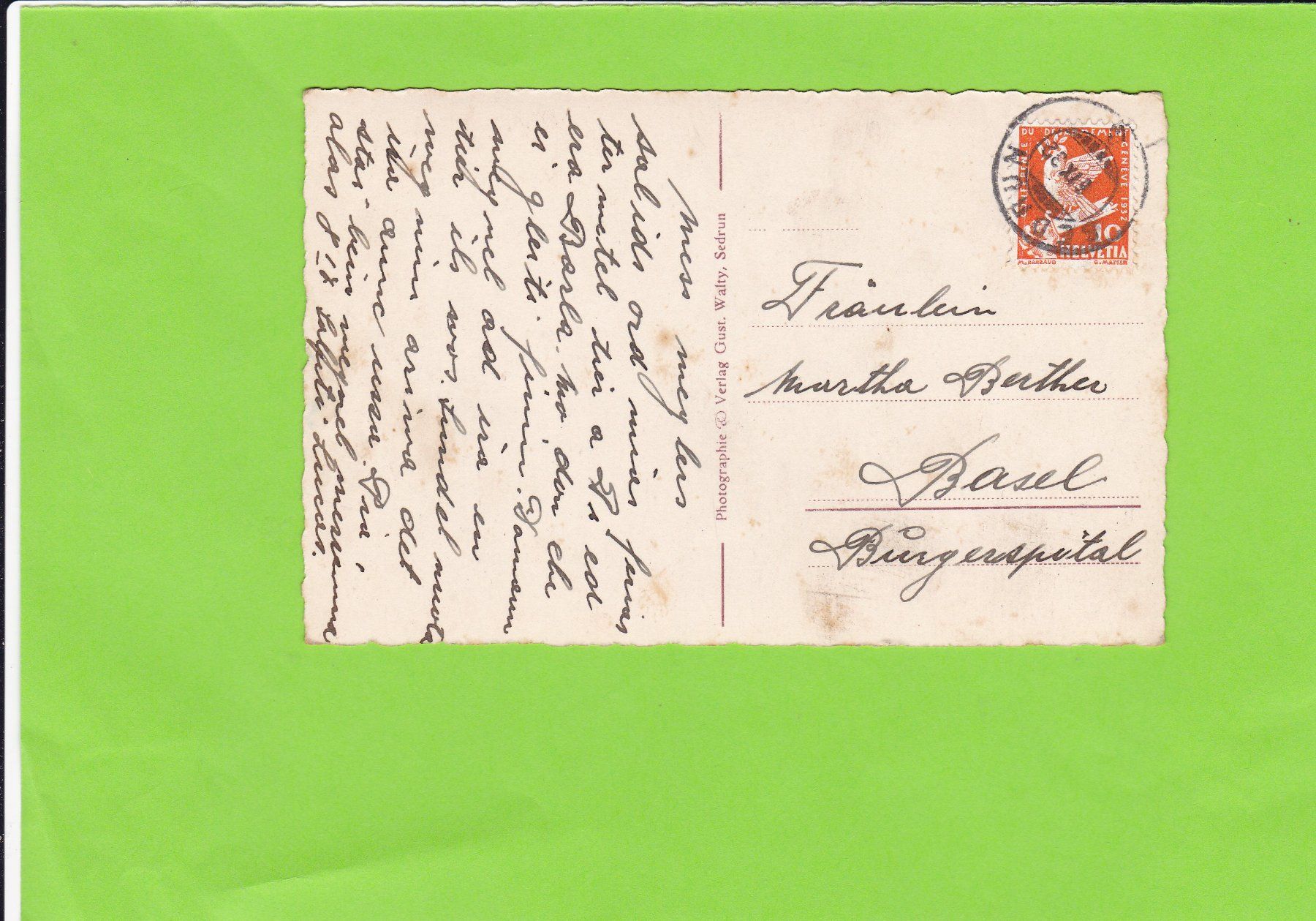 Cartes postales: Sedrun – D'occasion à St. Peterzell par neckertal 1