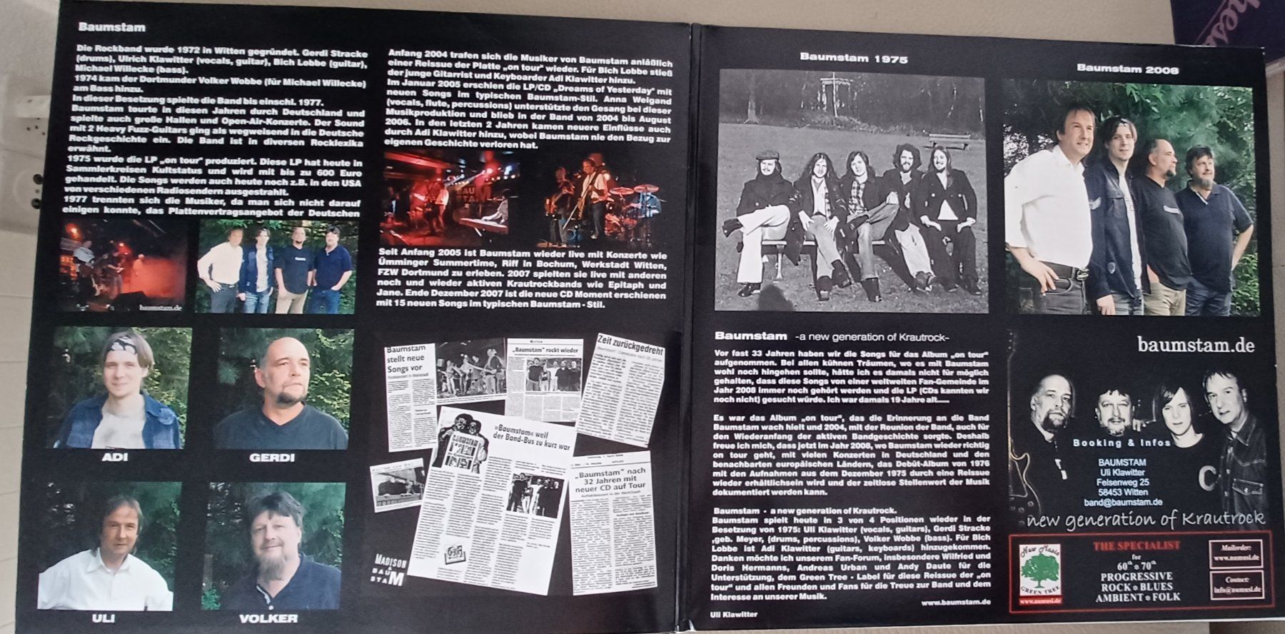 Dischi in vinile: baumstam - on tour RE 2009 limited Edition/ Psychedelic – Nuovo (secondo la descrizione) da Hägendorf venduto da Plattenhardt 2