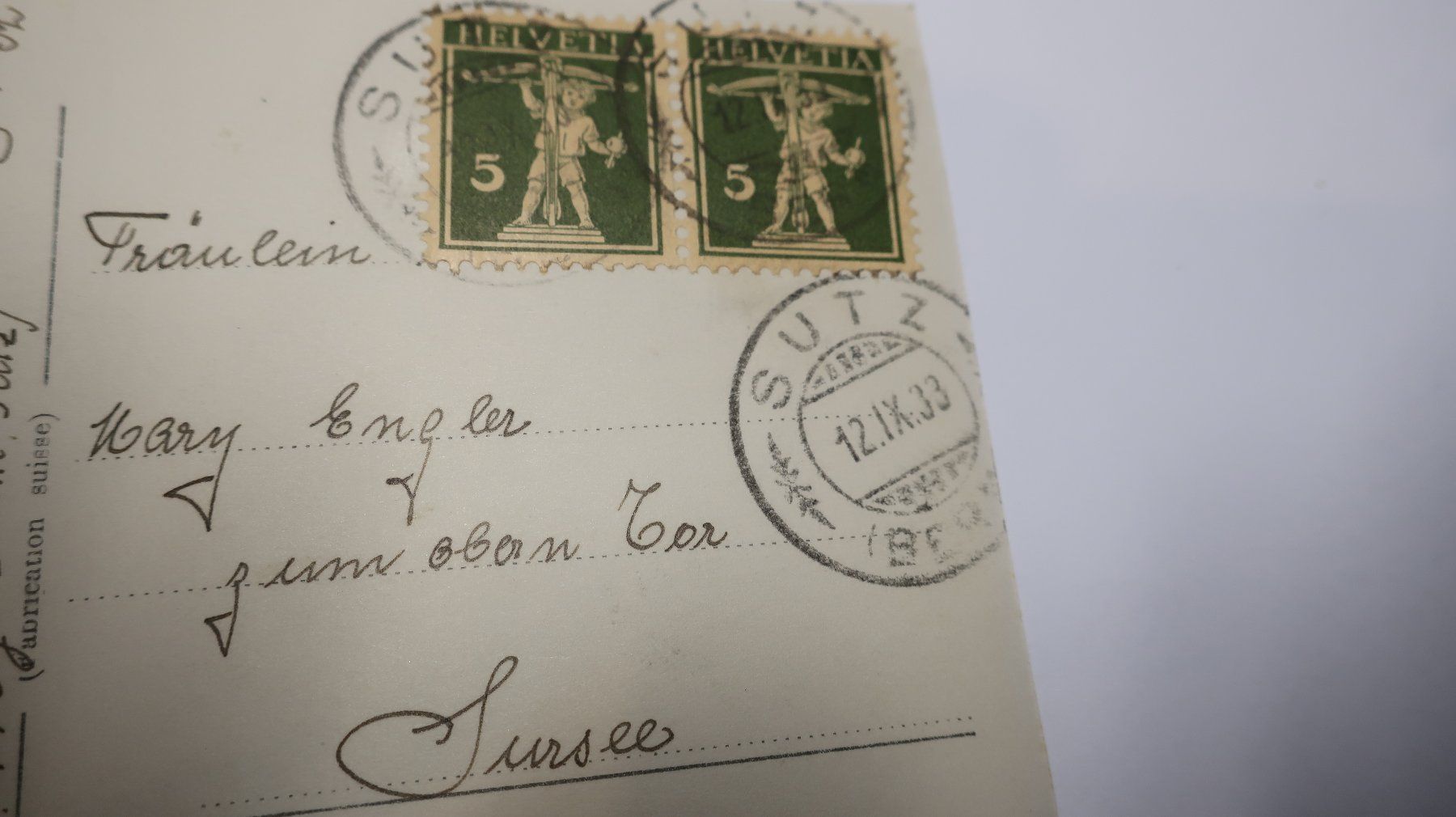 Cartoline postali: Sutz  1933 – Usato da Cormoret venduto da Pascalll2001 7