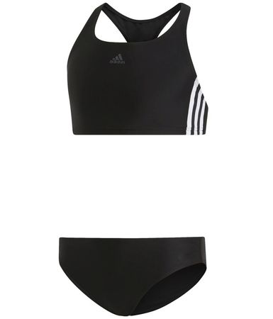 Adidas 3-Streifen Mädchen Bikini schwarz Gr.140