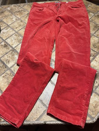 MADDISON Pantaloni Velluto rossi eleganti-tgM/L👌🏼autunno
