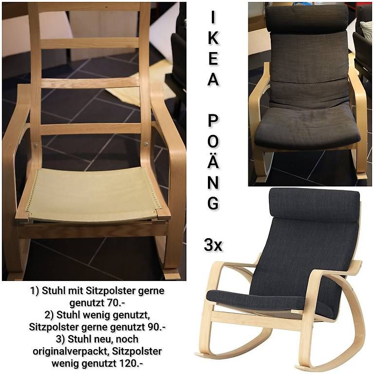 Sessel: Ikea Poäng Schaukelstühle – Gebraucht aus Burgistein von Nivasch