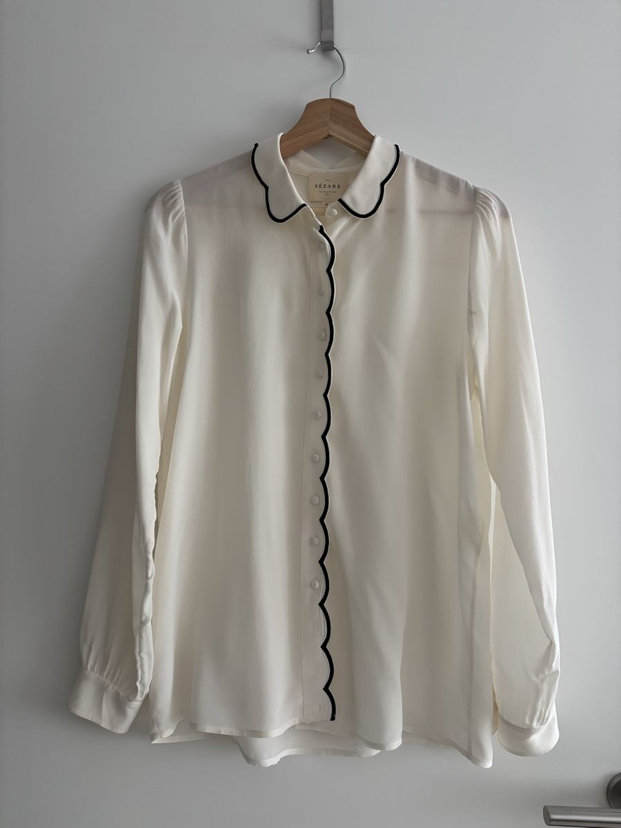Sezane Blusen: 🐚🖤 Sézane Bluse  – Gebraucht aus Stettfurt von rebella