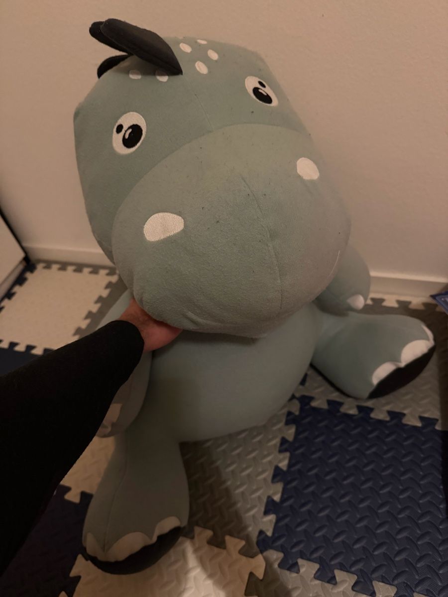 Giocattoli: Riesen Dino Stofftier, hellblau, ca. 70cm, – Usato da Winterthur venduto da ric_6jyz
