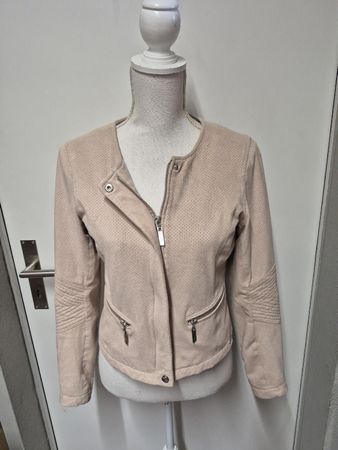 RINO & PELLE Jacke Wildlederoptik Gr.36, altrosa, Kunstleder