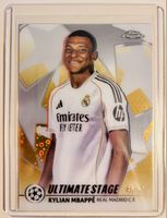 Kylian Mbappe 2025-26 Topps Ultimate Stage Gold /50 limited