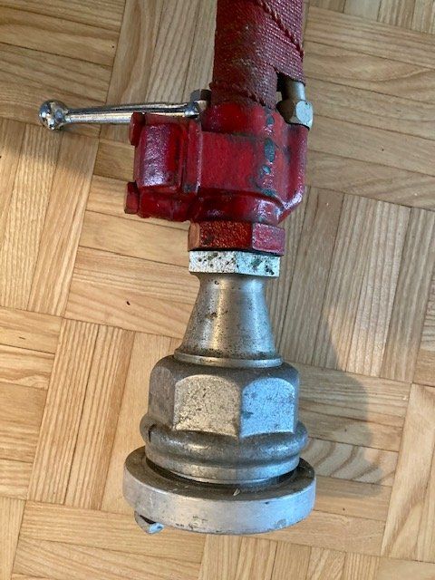 Feuerlöscher: Schaumstrahlrohr, Feuerwehr, antik – Gebraucht aus Kriens von heleneb02 8