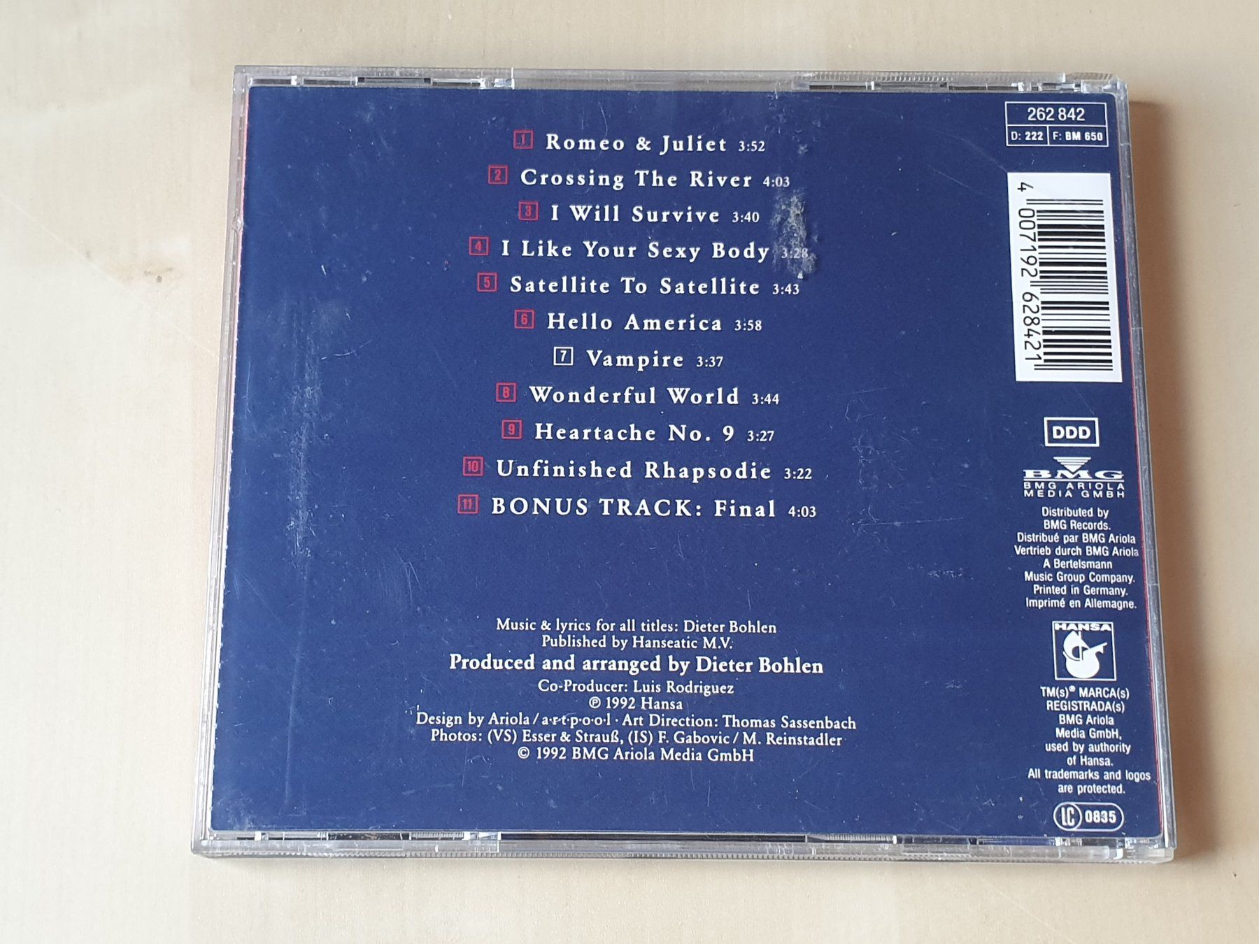 CD: Blue System Hello America – Usato da Stansstad venduto da collectorsshop 1