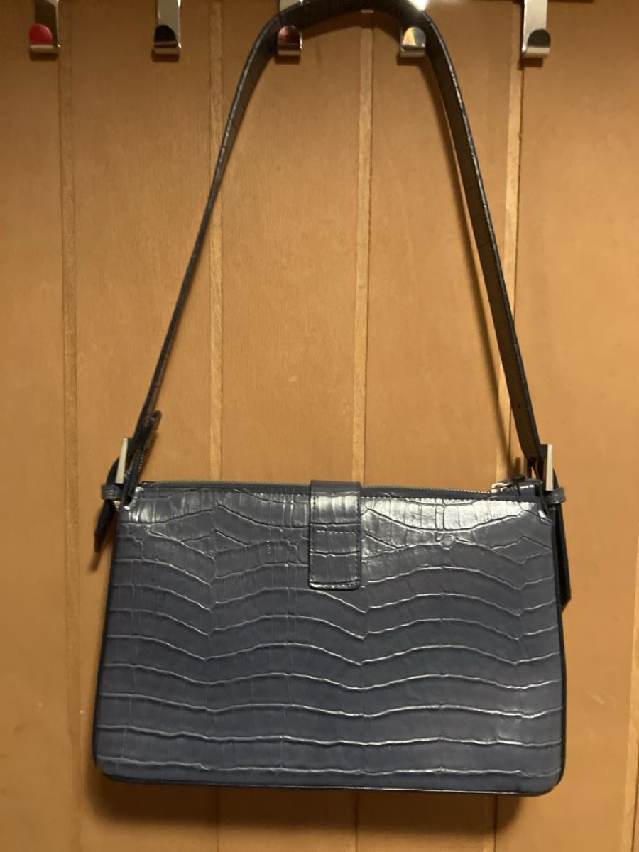 Taschen: Sac à main bleu effet croco, élégant et stylé – Neu (gemäss Beschreibung) aus Bex von epsonstylus 1