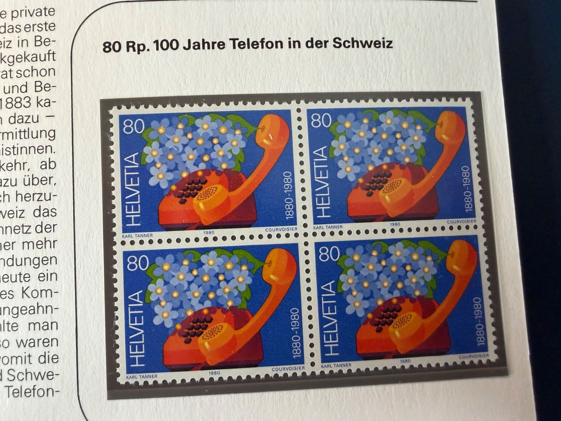 Tutti i francobolli: PTT-Souvenir , 1980, postfrisch – Usato da Oberhasli venduto da Sicurezza 2