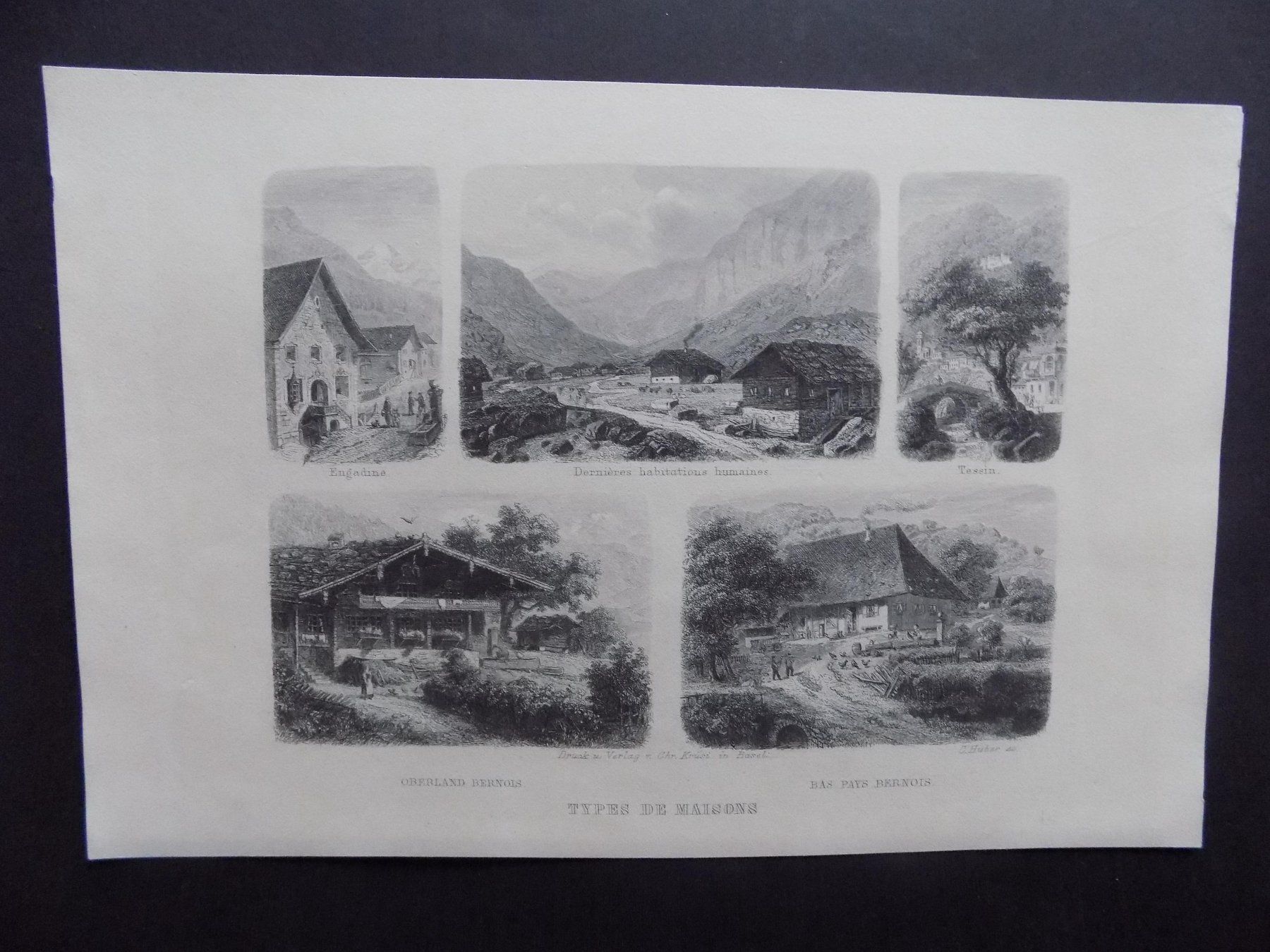 Incisioni: Types des maisons – Usato da Risch venduto da Rischli15