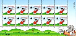 Comics-Uli Stein-Maus beim Golfspielen** 2004