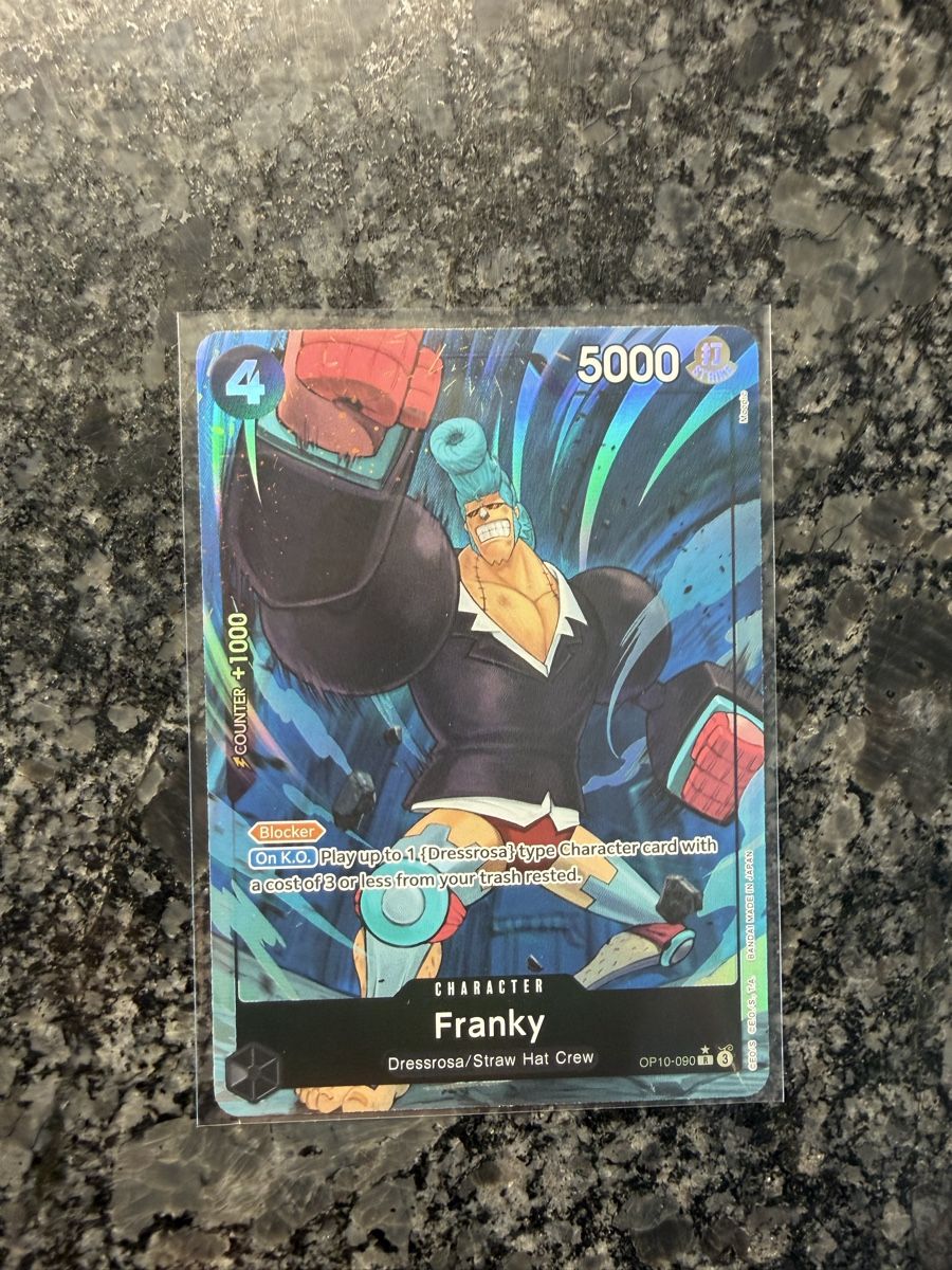 Bandai Carte collezionabili: Franky ONE PIECE OP10-090 EN – Usato da Gränichen venduto da eni_vn8k