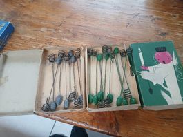 deco sapin de Noël vintage porte bougie avec poids