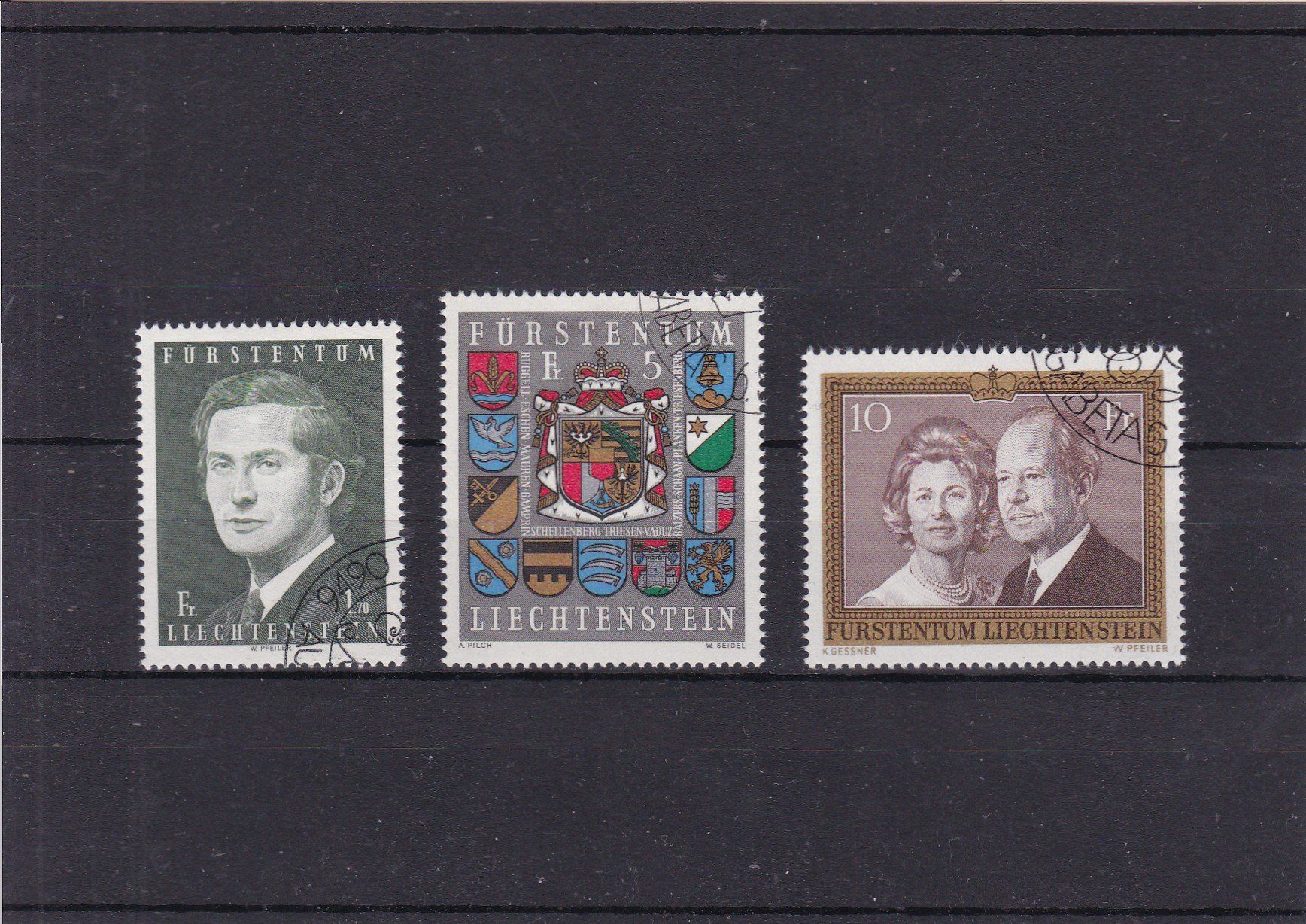 Tous les timbres: FL Liechtenstein 1973/74 – D'occasion à Gretzenbach par Sikim