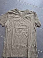 T-Shirt, #b.a_BASIC Herren, Olivgrün, Gr. L