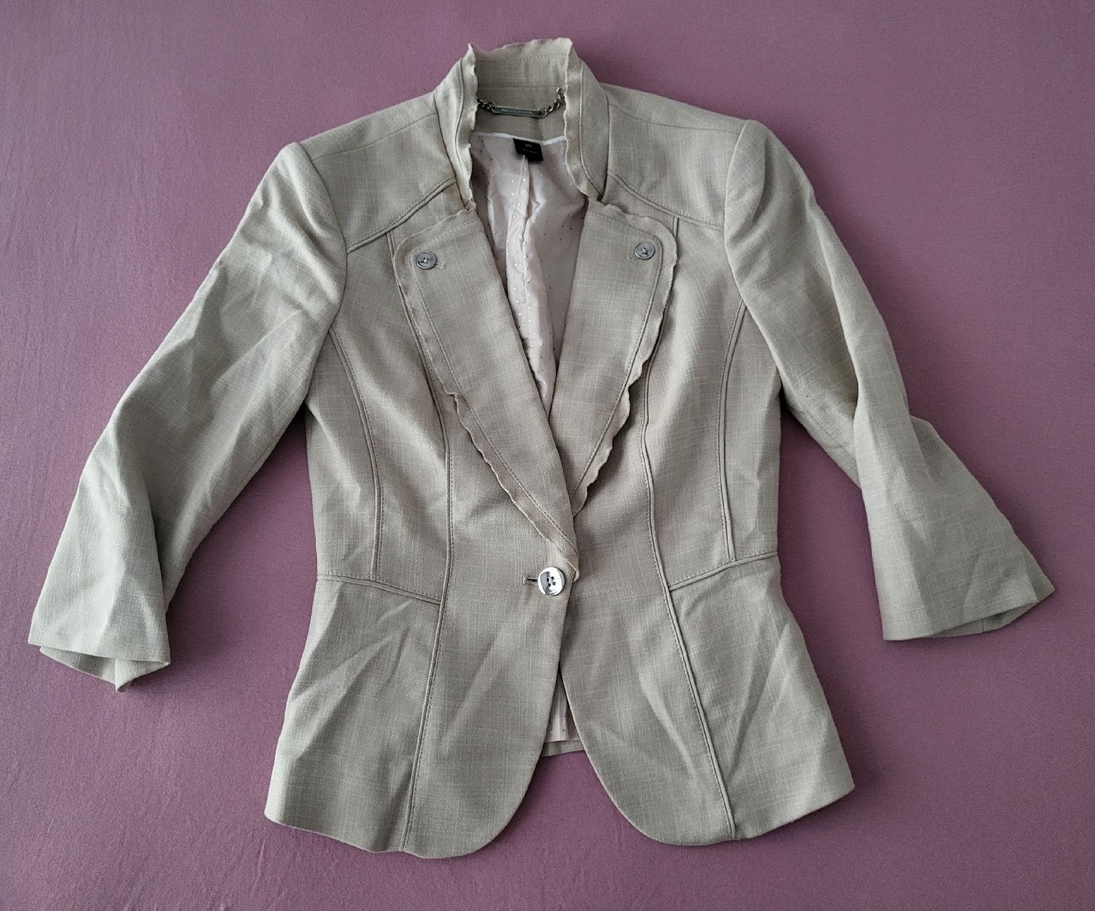 Costumi: WHITE BLACK Damen Kostüm Gr. 34 beige – Usato da Zell LU venduto da claro62 1