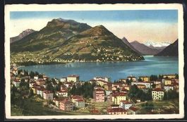 Lugano-Paradiso, Ortsansicht mit Monte B
