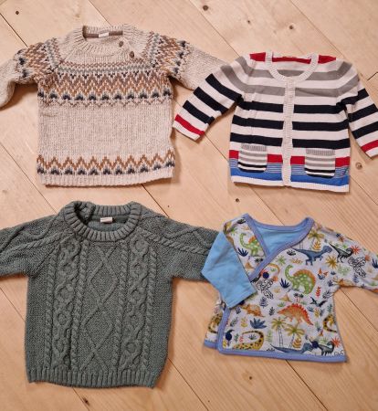 4 Baby Oberteile Gr. 62/68