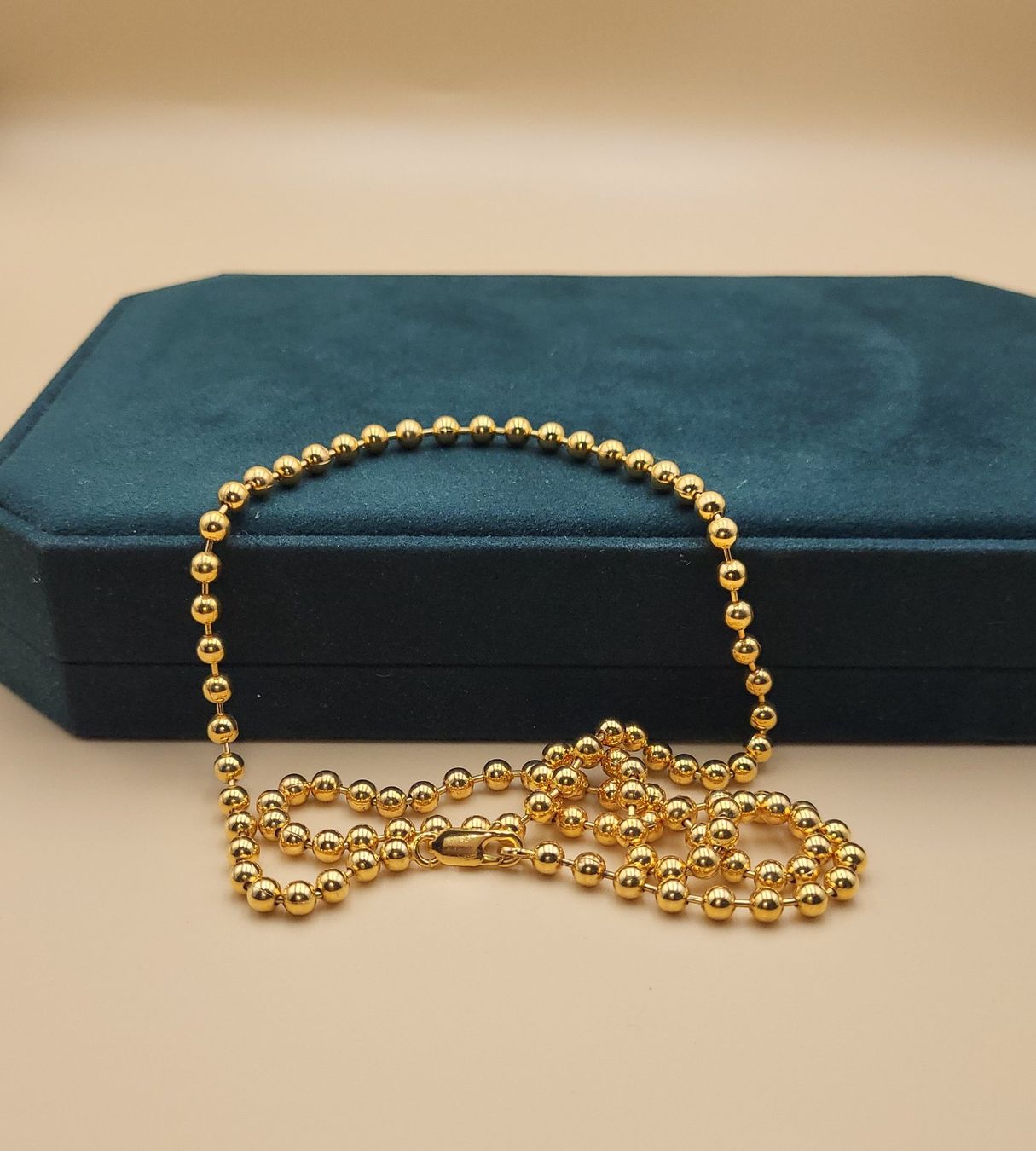 Ketten: Goldene Elegante Kugelkette – Gebraucht aus Wald ZH von SwissPawnshop 3