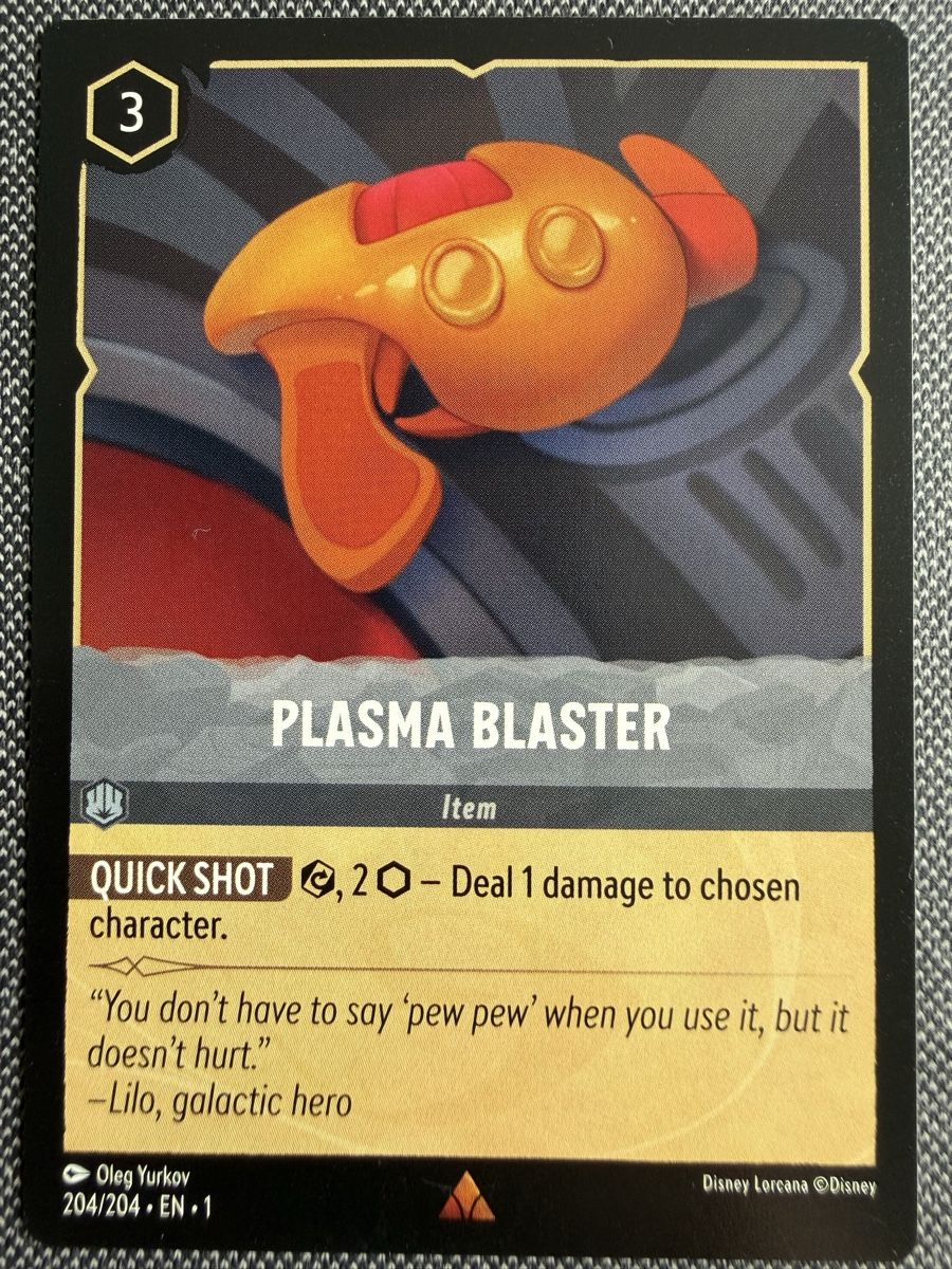 Disney Carte collezionabili: Plasma Blaster – Nuovo (secondo la descrizione) da Allenwinden venduto da nam_1988