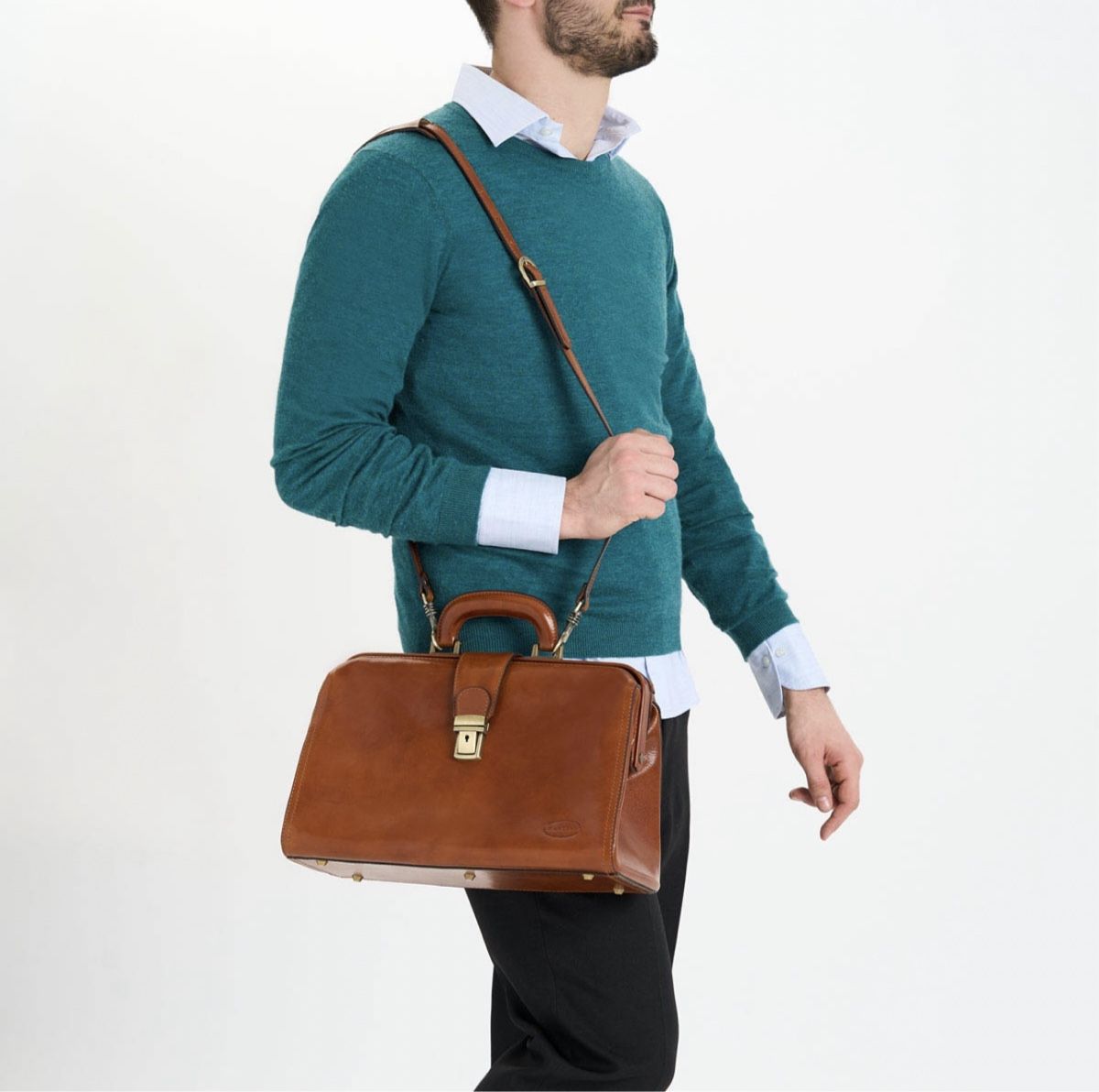 Valigie & Borse: Arzttasche aus Leder Uffizi – Nuovo e nell'imballaggio originale da Wittenbach venduto da WWW.DRILUBAGS.CH 2