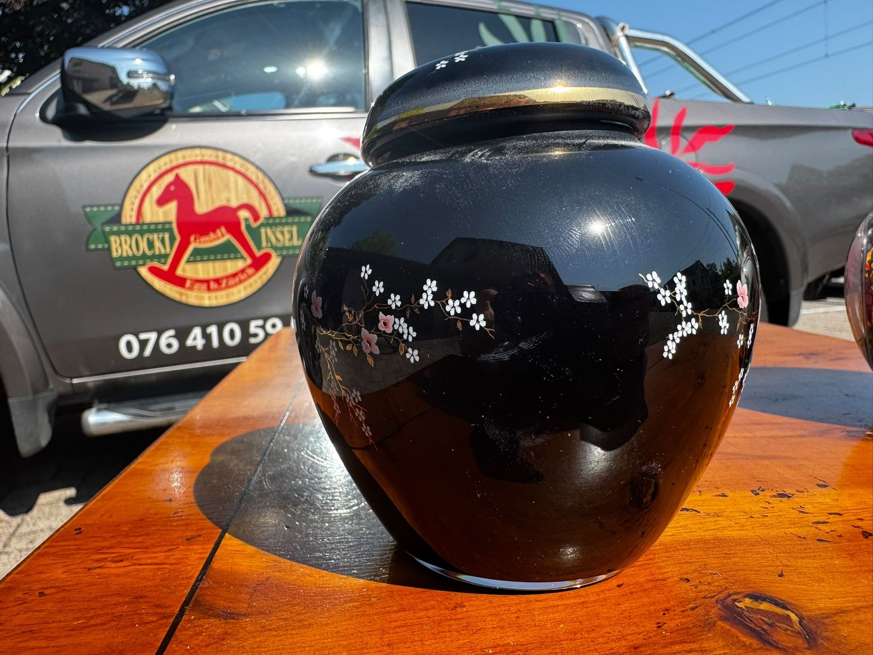 Vasi & Recipienti: Chinesische Deckelvase – Usato da Egg b. Zürich venduto da Brocki_Insel_Egg 1