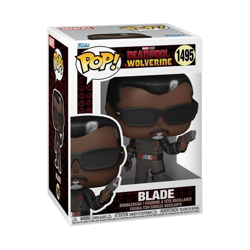 Funko Statuette: Deadpool 3 POP! Marvel Vinyl figurine Blade 9 cm – Nuovo e nell'imballaggio originale da St-Imier venduto da ATTAKSHOP