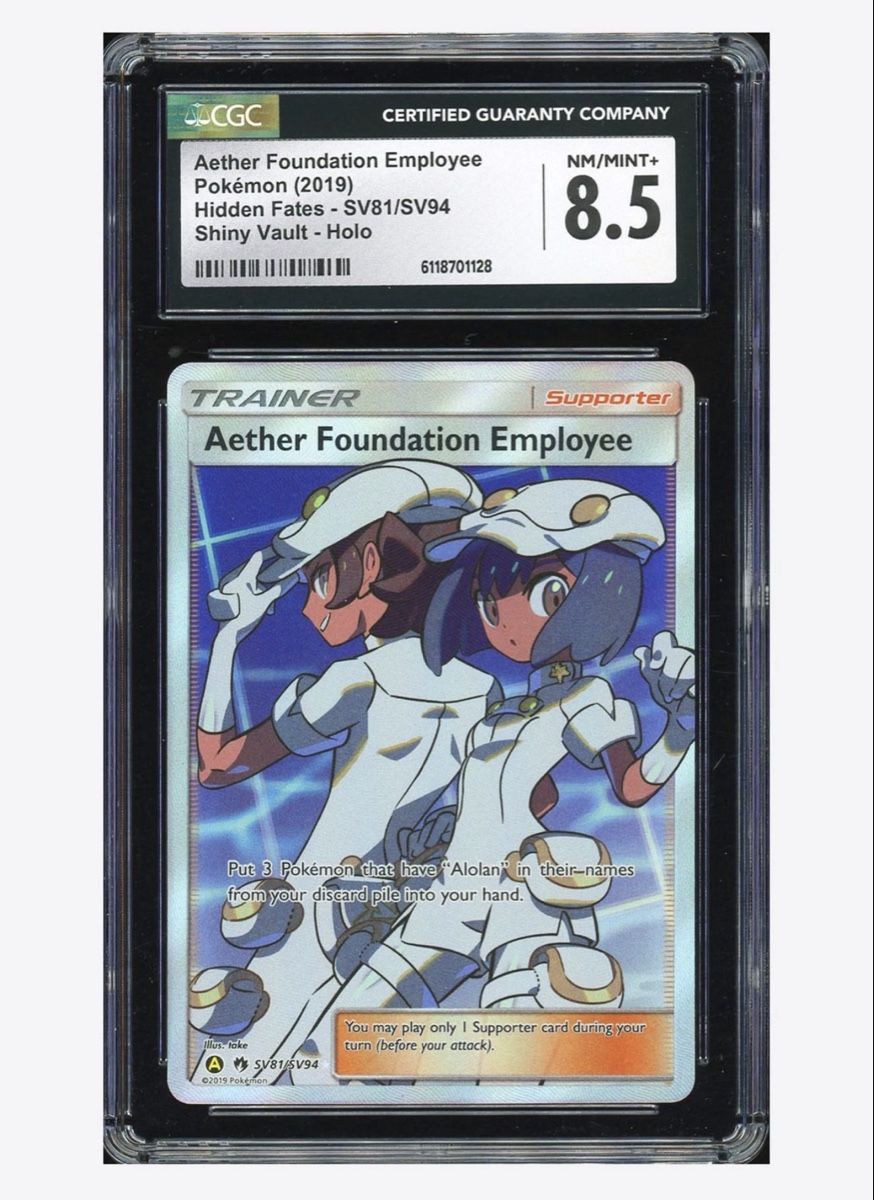 Pokémon Sammelbilder & Trading cards: Carte Pokémon Aether Foundation Employee, CGC 8.5 – Neu (gemäss Beschreibung) aus Cudrefin von mel_dn2c
