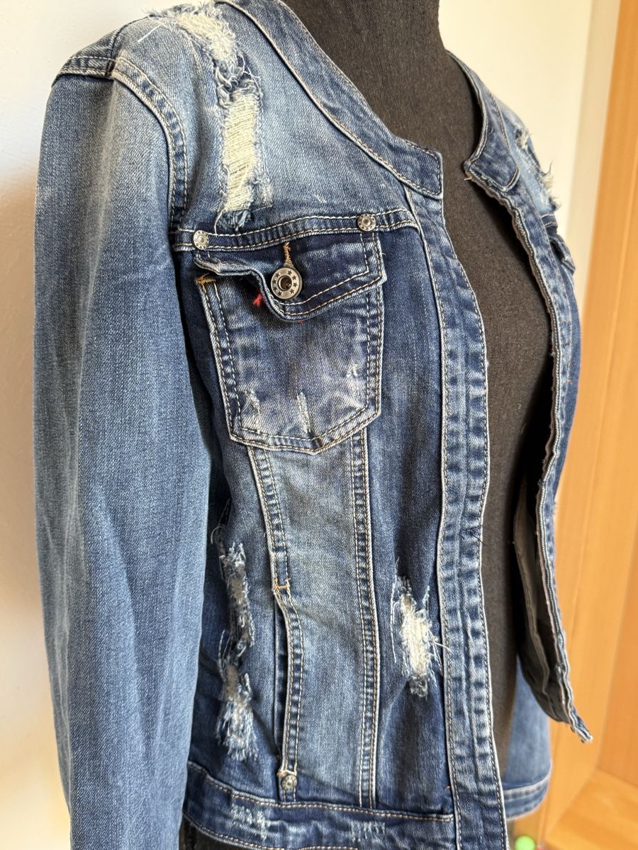 Giacche: Leicht elastische Jeansjacke – Nuovo (secondo la descrizione) da Sigriswil venduto da ck56 2