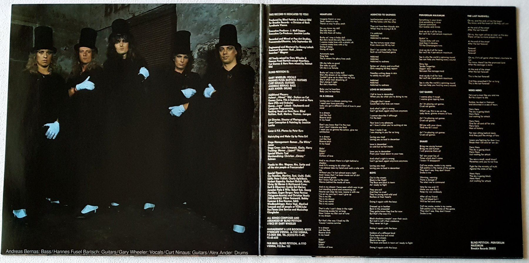 Schallplatten: Blind Petition – Perversum Maximum - LP - 1988 - First Press – Gebraucht aus Uster von Zardodel 6